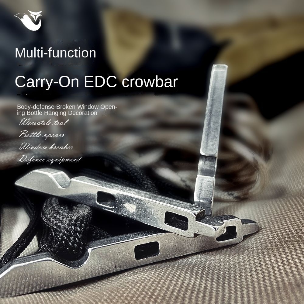 Titanium Pry Bar - Emergency Keychain Window Breaker | EDC