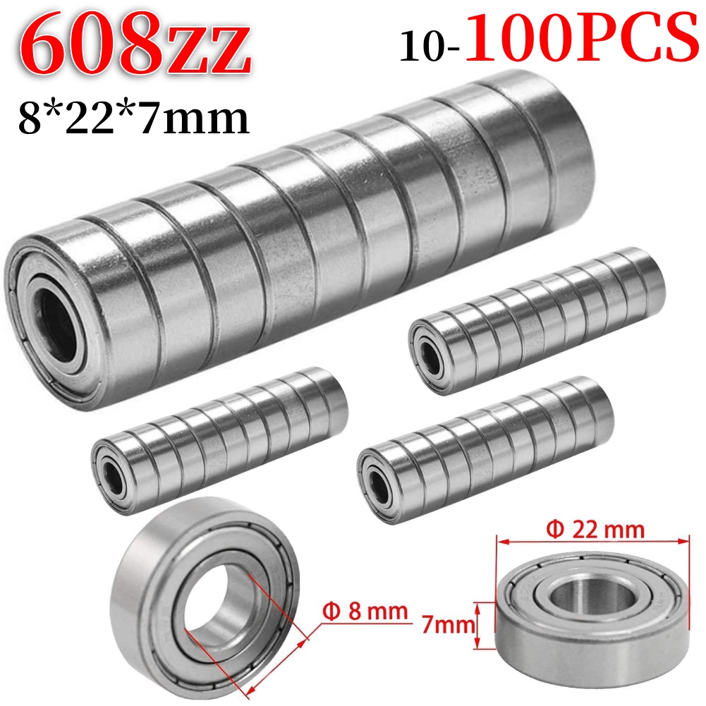 Fidget Spinner Bearing - 20-100pcs Ball Bearings 608ZZ ABEC-7 Deep