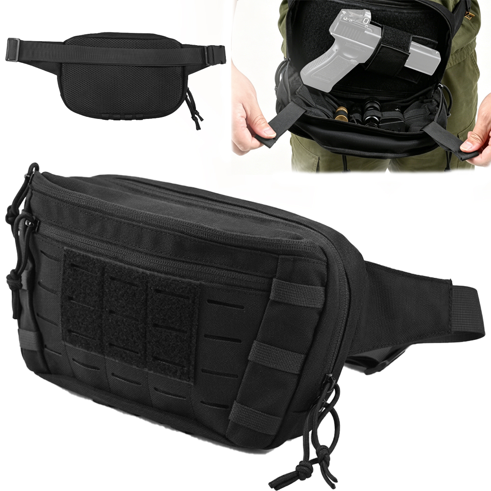 Tactical Pistol Waist Bag CCW  - đánh giá và giá Edc Carry Handgun