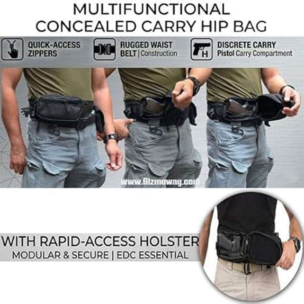 Tactical Pistol Bag Gun Bag Co - đánh giá và giá Edc Concealed Carry Bag