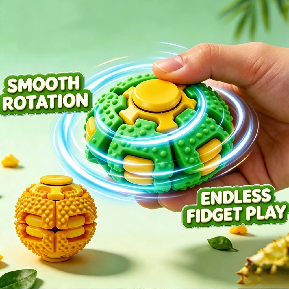 Funny Durian Fidget Spinner Ba - đánh giá và giá Fidget Spinner Bearing