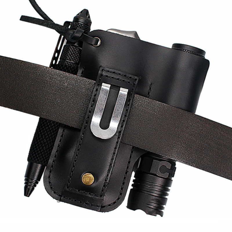 EDC Leather Flashlight Tool Ho - đánh giá và giá Edc Carry Bag