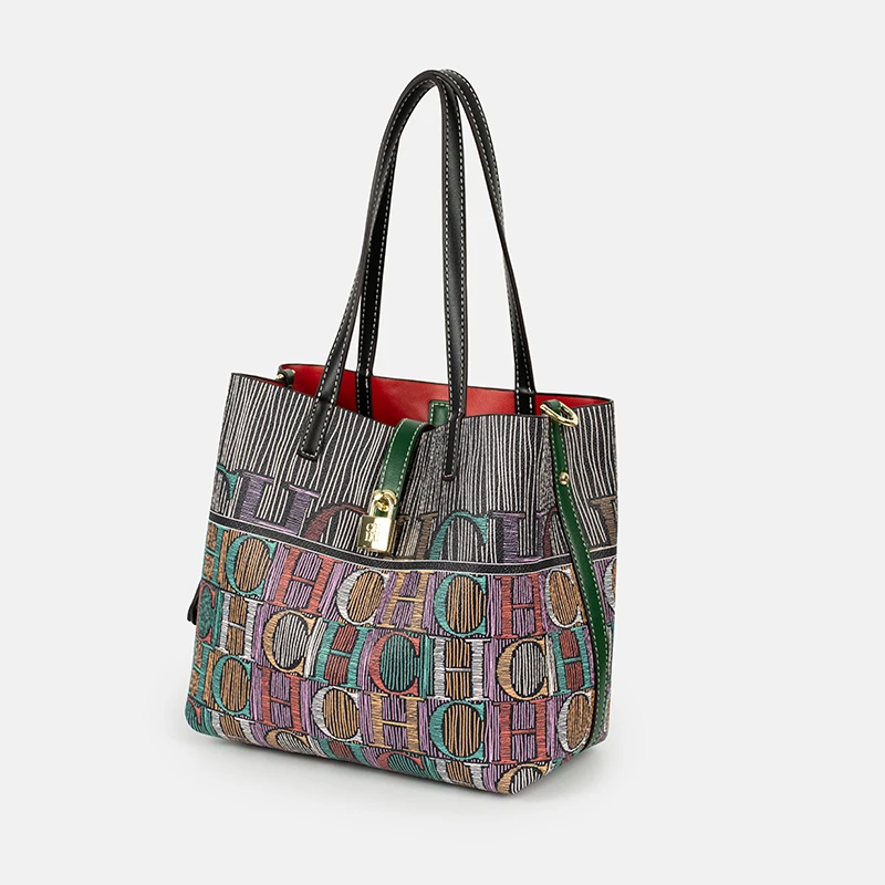 CH Art Color Printed Handbag S - đánh giá và giá Edc Carry Bag
