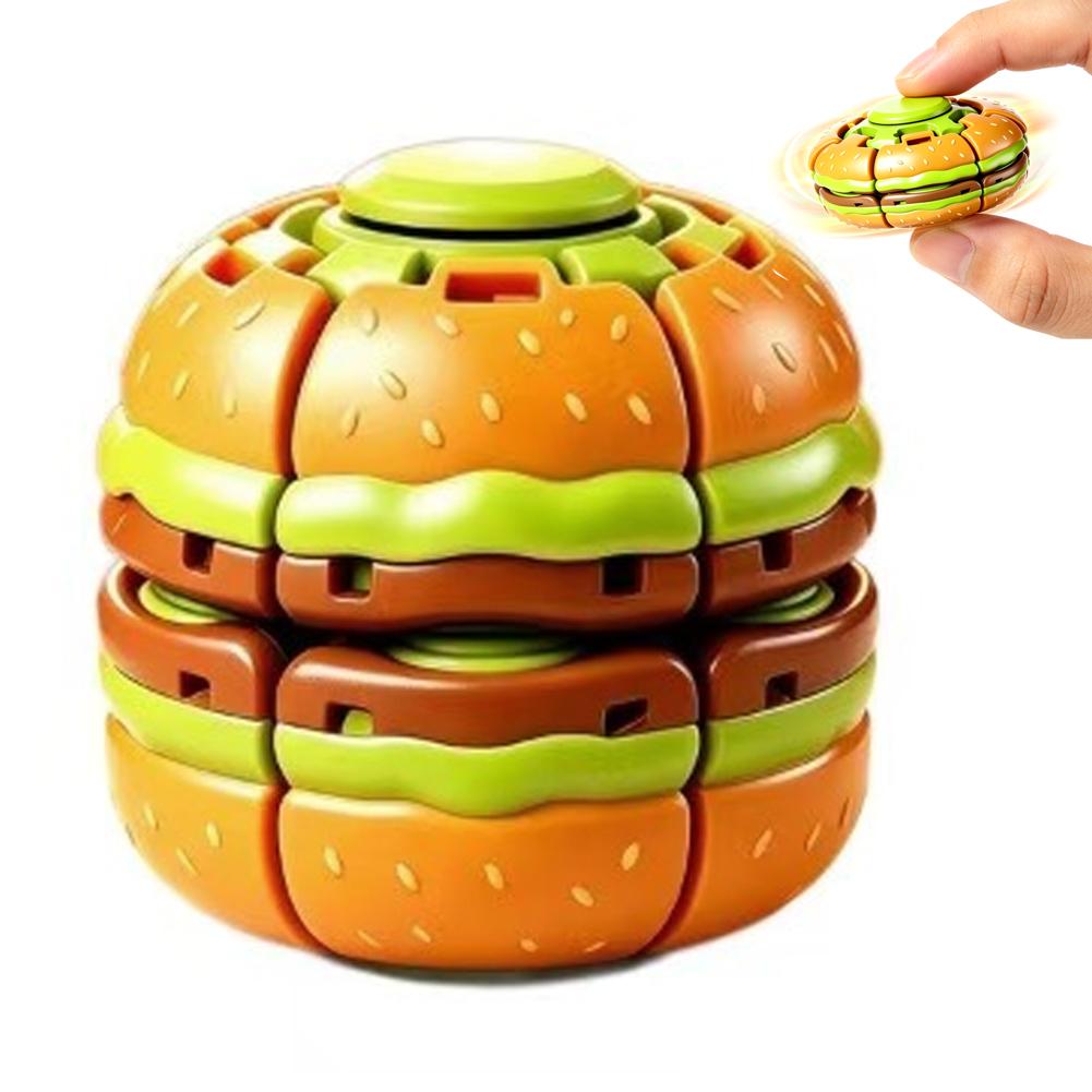 Burger Fidget Spinner Toy 3D H - đánh giá và giá Fidget Spinner Bearing