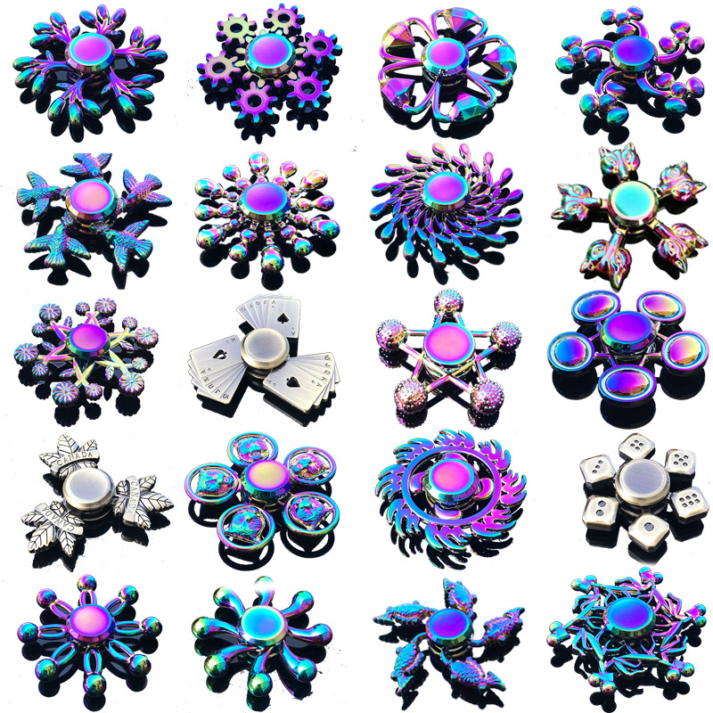 Cầu Vồng Fidget Spinner Kim Lo - đánh giá và giá Fidget Spinner Bearing