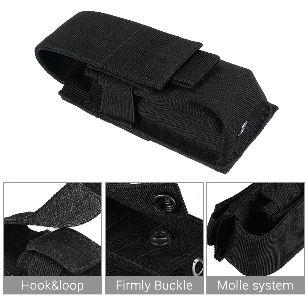 Tactical Molle Flashlight Pouc - đánh giá và giá Edc Concealed Carry Bag