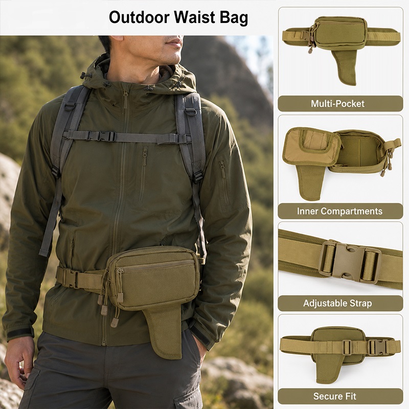 Multifunctional Waist Bag Nylo - đánh giá và giá Edc Concealed Carry Bag